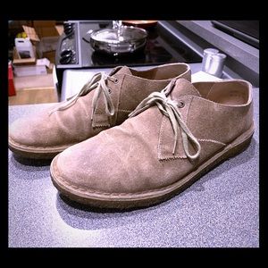 Clark’s crepe sole shoes